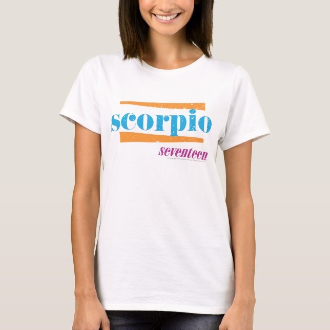 Camiseta Scorpio Aqua (Anverso)