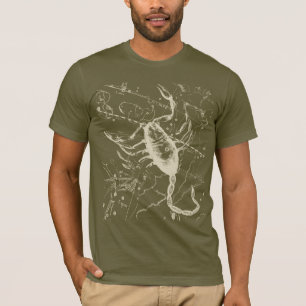 Camiseta Scorpio Constellation Hevelius 1690 Oct23 - Nov 21