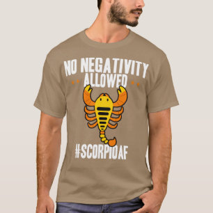 Camiseta Scorpio No Negativity