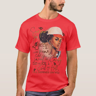 Camiseta Scorpio Reina Dulce Como Regalo De Cumpleaños De C