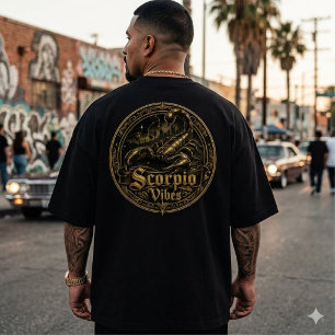 Camiseta Scorpio Vibes Back hit