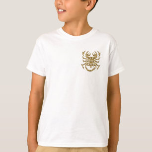 Camiseta Scorpio Zodiac - Oro tribal