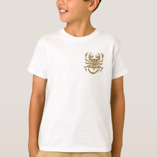 Camiseta Scorpio Zodiac - Oro tribal