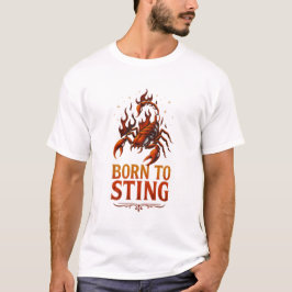 Camiseta Scorpio Zodiac Shirt – Born to Sting | Fierce Scor