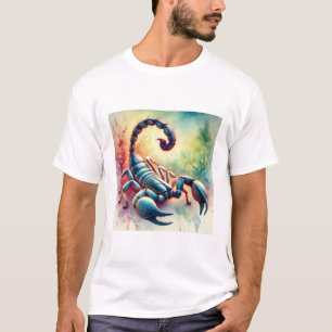 Camiseta Scorpion in the light 090824AREF102 - Watercolor