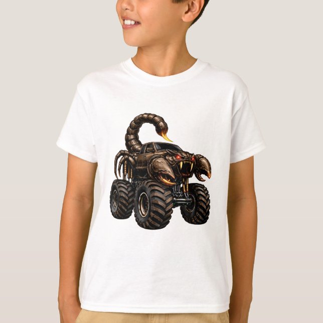 Camiseta Scorpion Style Off-Road Monster Truck (Anverso)