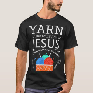 Camiseta Scoser Jesús Quilting Yarn Needle Christian
