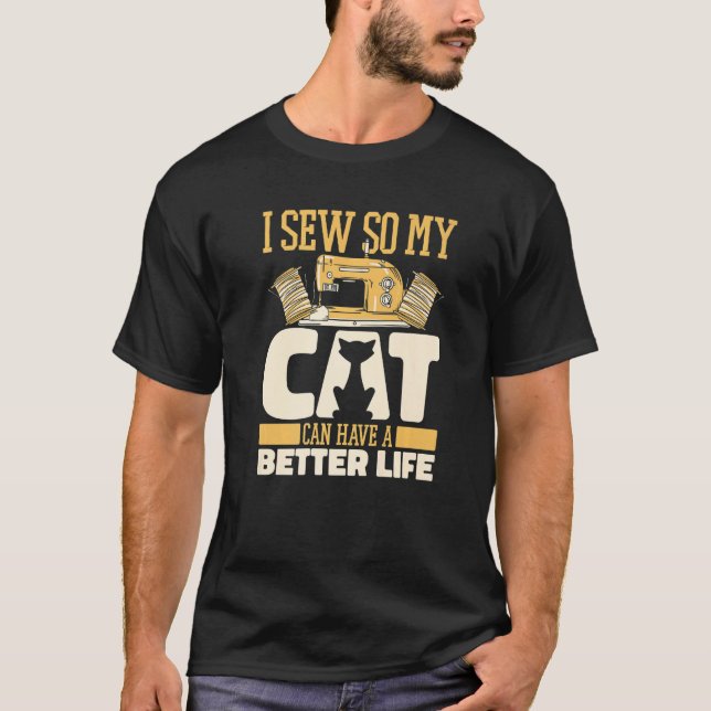 Camiseta Scoser máquina de serrería para gatos Seamstress H (Anverso)