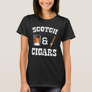 Camiseta Scotch Drinker Cigar Smorker Clase Ideal Hombres