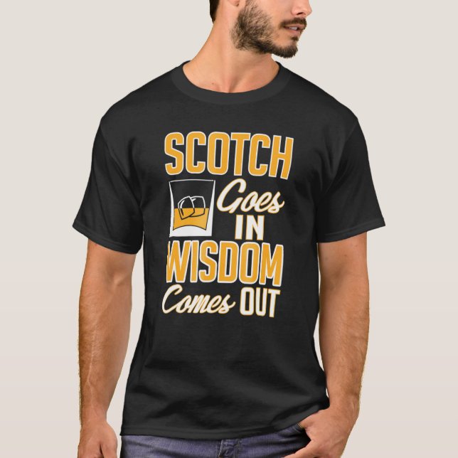 Camiseta Scotch Whiskey Wisdom sale (Anverso)