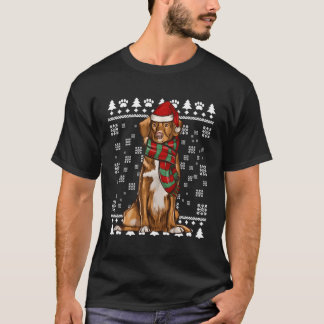 Camiseta Scotia Duck Tolling Retrivers Dog Santa Xmas Ugly
