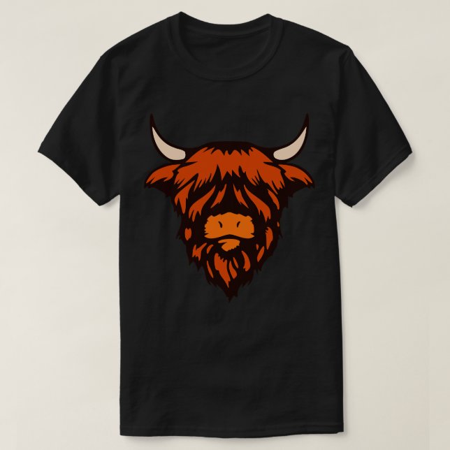 Camiseta Scotland Hairy Coo 1 (Diseño del anverso)
