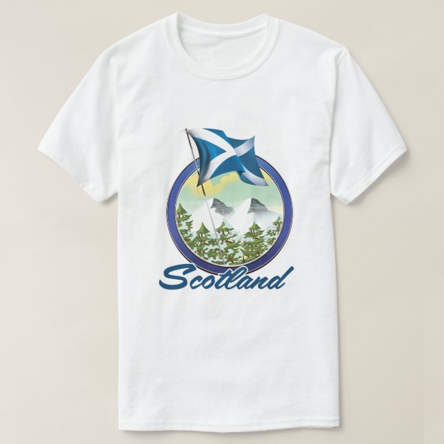Camiseta Scotland Saltire (Diseño del anverso)