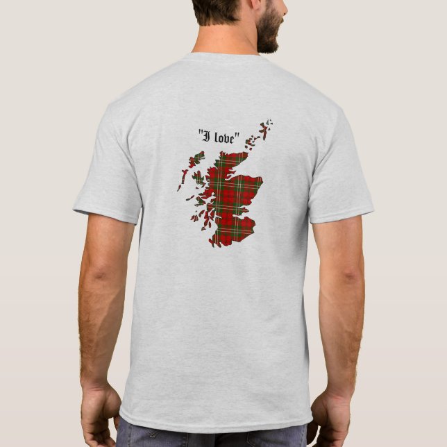 Camiseta Scott Clan Badge Adult Raglan (Reverso)