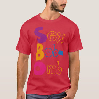 Camiseta Scott Pilgrim VS el Mundo Se Bob Omb Cuchillos Cha