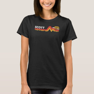 Camiseta Scott Retro Vintage Sunset Scott 80s 90s