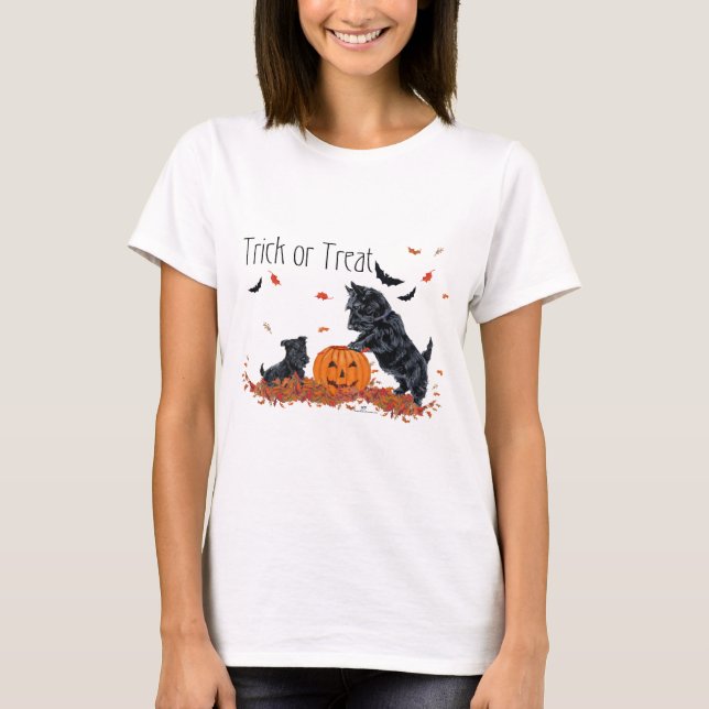 Camiseta SCOTTIE Dad y Pup Halloween (Anverso)