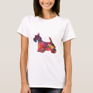 Camiseta Scottie Perro Raza Geo Silhouette Multi