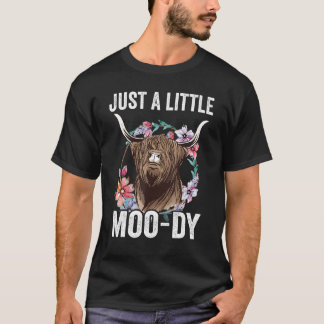 Camiseta Scottish Highland Cow  Fluffy Cow Just A Little Mo
