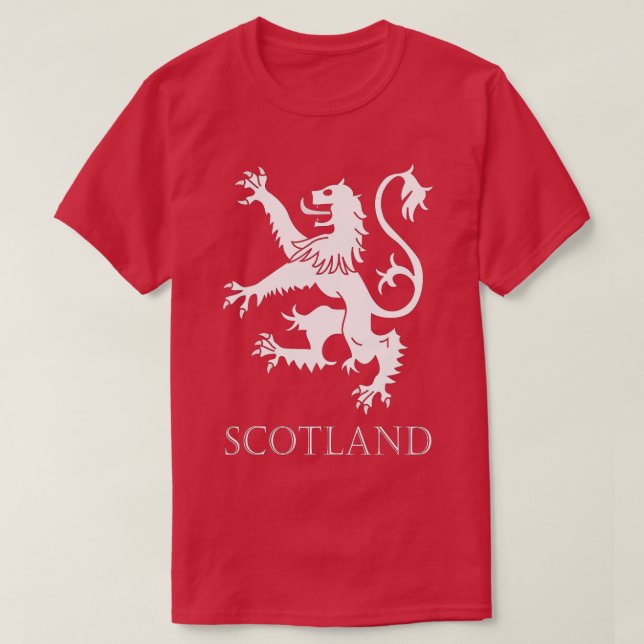 Camiseta Scottish Lion Rampant  Scotland Coat Arms Gift Rug (Diseño del anverso)
