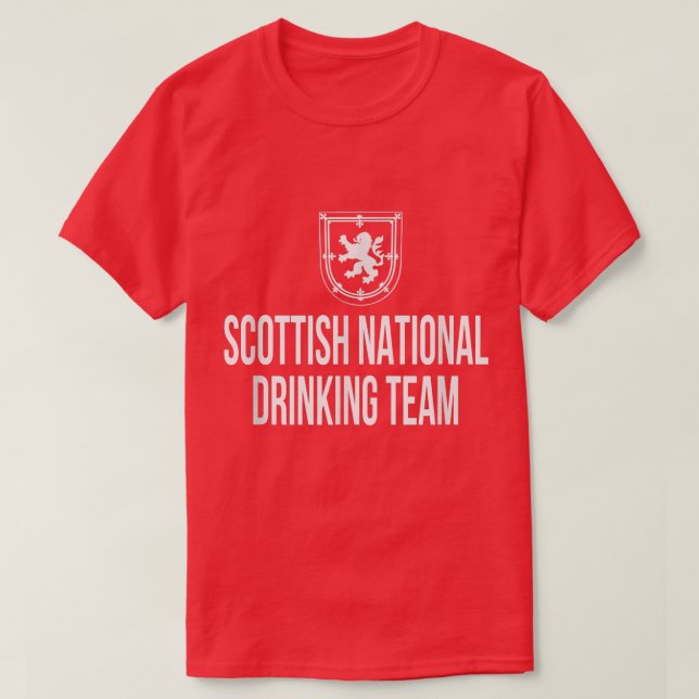 Camiseta Scottish National Drinking Team National Pride Bee (Diseño del anverso)