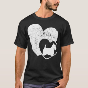 Camiseta Scottish Terrier Heart Dog 