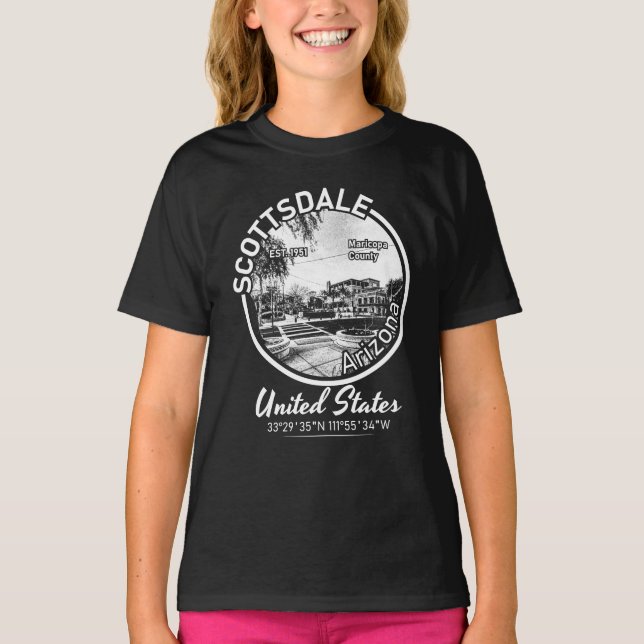 CAMISETA SCOTTSDALE - ARIZONA VINTAGE (Anverso)