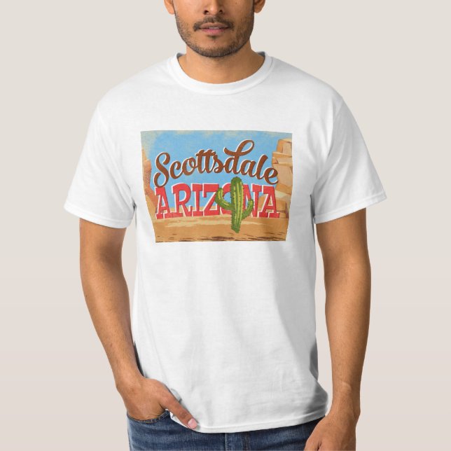 Camiseta Scottsdale Arizona Vintage Travel (Anverso)