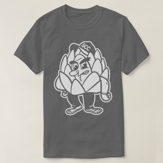 Camiseta Scottsdale Community College Artichokes Simple Whi (Diseño del anverso)