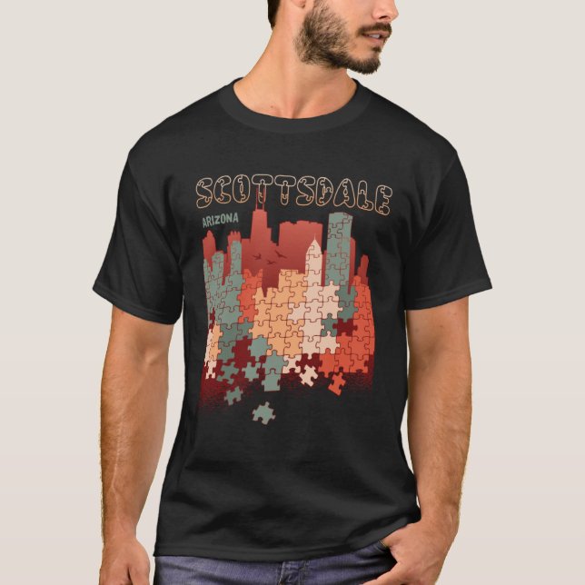 Camiseta Scottsdale En Arizona Travel Souvenir (Anverso)