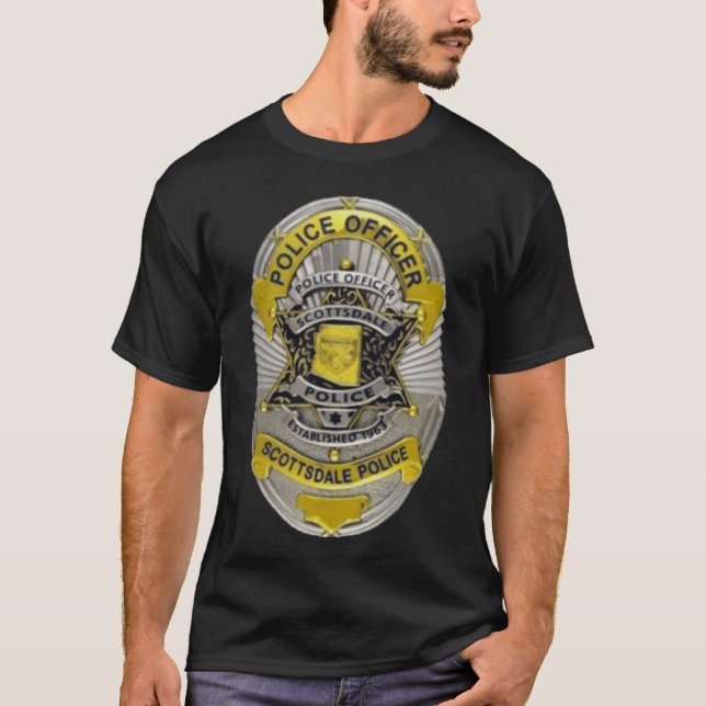 Camiseta ScottsdaScottsdale Arizona Policele Arizona Police (Anverso)