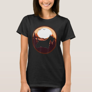 Camiseta Scotty Dog Aberdeen Terrier Retro