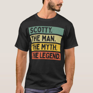 Camiseta Scotty el hombre el mito la leyenda divertida pers
