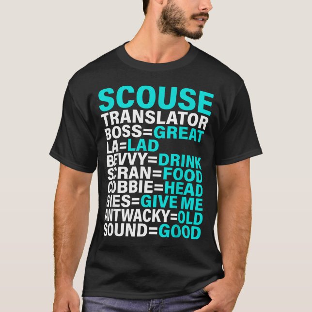 Camiseta Scouse Accent Translator Funny Liverol  (Anverso)