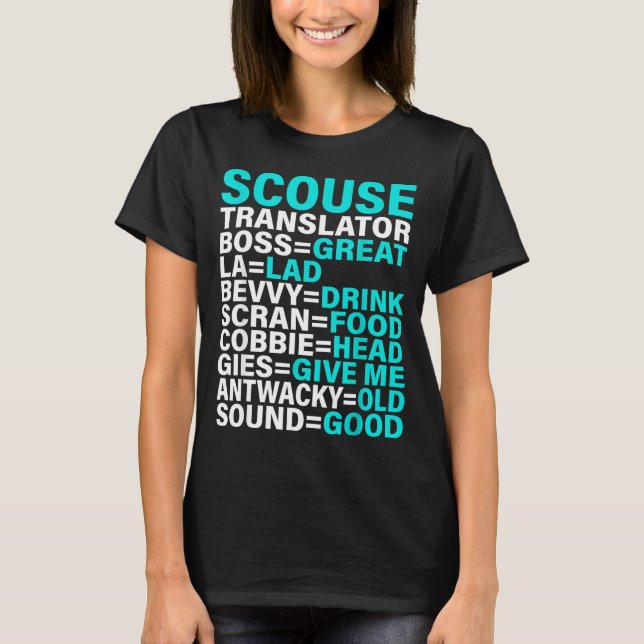 Camiseta Scouse Accent Translator Funny Liverol  (Anverso)