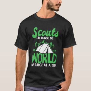 Camiseta Scout Badge Uniform Nature Wilderness Scouts