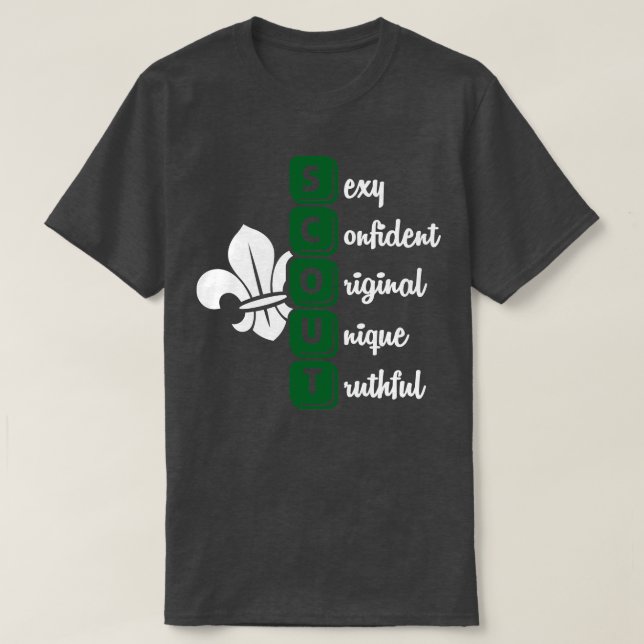 Camiseta SCOUT blanco 1 (Diseño del anverso)