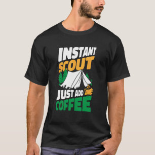 Camiseta Scout Caffeine Nature Wilderness Uniform Scouts