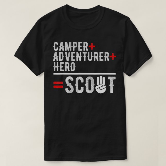 Camiseta Scout Camper Scouting (Diseño del anverso)
