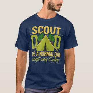 Camiseta Scout Dad Cub Leader Boy Camping Scouting roop Gi