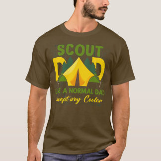 Camiseta Scout Dad Cub Leader Boy Esculpiendo Tropas de Esc