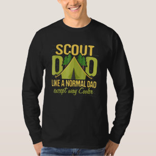 Camiseta Scout Dad Cub Leader Boy Esculpiendo Tropas de Esc
