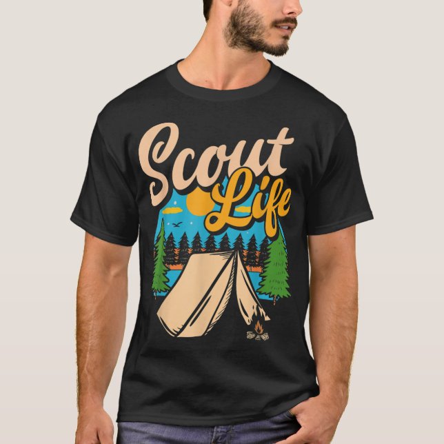 Camiseta Scout Life Funny Scouting Avers Camping Boys Chica (Anverso)