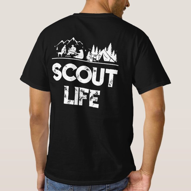 Camiseta Scout Life Scouting Lovers Regalos Senderismo Camp (Reverso)