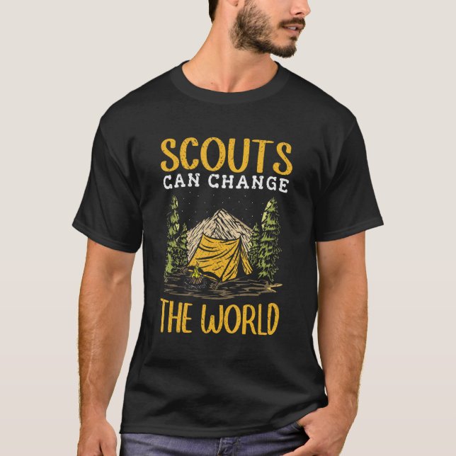 Camiseta Scout Life Scouting Senderismo Feliz Campamento de (Anverso)