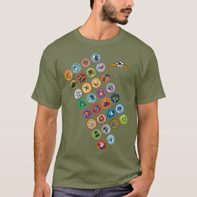 Camiseta Scout Merit Badge Sash (Anverso)