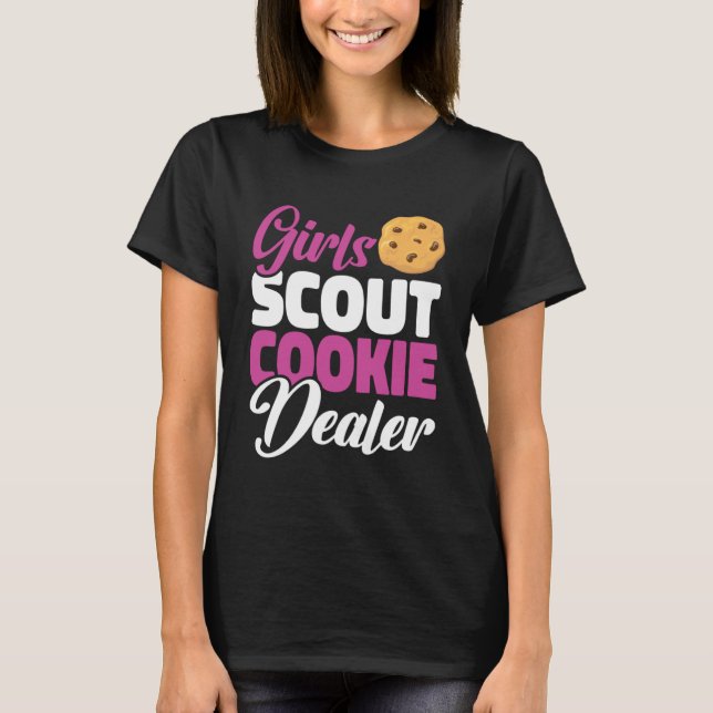 Camiseta Scout Para Chicas Cookie Dealer Bake Shop Bakery B (Anverso)