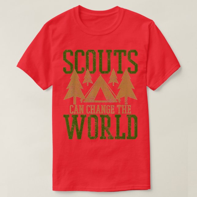 Camiseta Scout Scouts Camp líder de senderismo Camping (Diseño del anverso)
