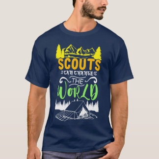 Camiseta Scout Scouts Camping Shirt Montañas Senderismo