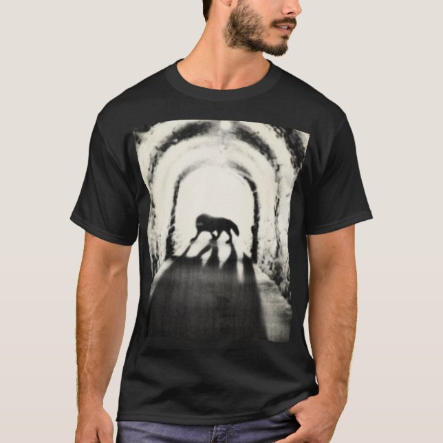 Camiseta SCP-023 / Imagen de Wikipedia Black Shuck (Anverso)